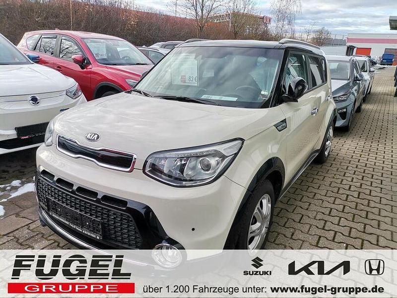(ah2)frenzy white met. & schw. dach Gebraucht 2014 Kia Soul Spirit SUV | 10.895 € (Fairer Preis) - Bild 1/4