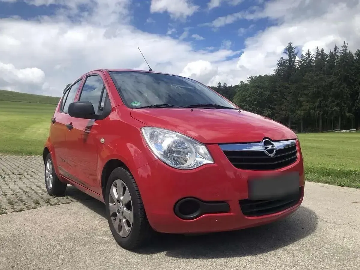 Gebraucht Opel Agila Eco 68 PS (50 kW) 2009 Rot Kleinwagen