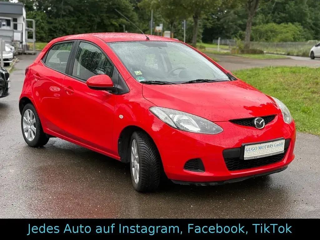 Gebraucht Mazda 2 68 PS (50 kW) 2009 Rot Kleinwagen