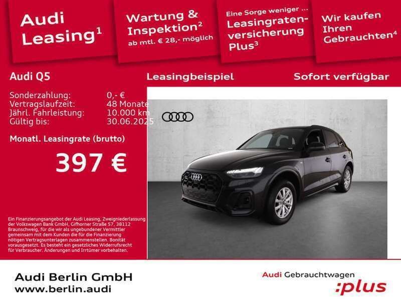 Mythosschwarz metallic Gebraucht 2024 Audi Q5 Ambiente SUV | 52.500 € (Teuer) - Bild 1/3