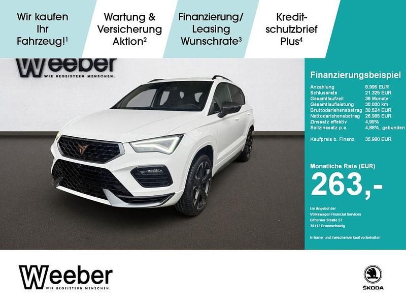 Bila weiss Gebraucht 2023 Cupra Ateca VZ SUV | 35.480 € (Fairer Preis) - Bild 1/4