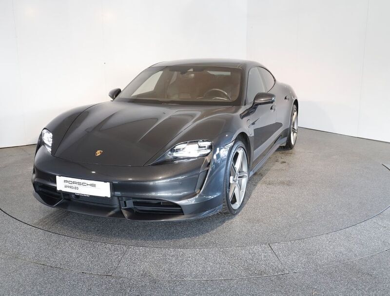 Grau Gebraucht 2021 Porsche Taycan Turbo Limousine | 89.900 € (Teuer) - Bild 1/4