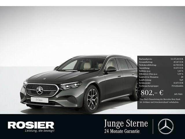 Gebraucht Mercedes E200 Advanced Plus 204 PS (150 kW) 2023 Grau / graphitgrau Kombi