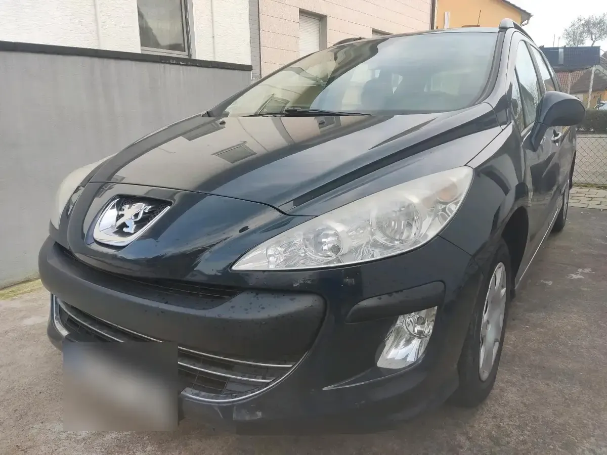 Gebraucht Peugeot 308 95 PS (69 kW) 2009 Schwarz Kombi