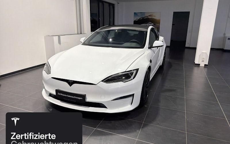 Gebraucht Tesla Model S Long Range AWD 492 kW (670 PS) 2024 Weiß Kleinwagen