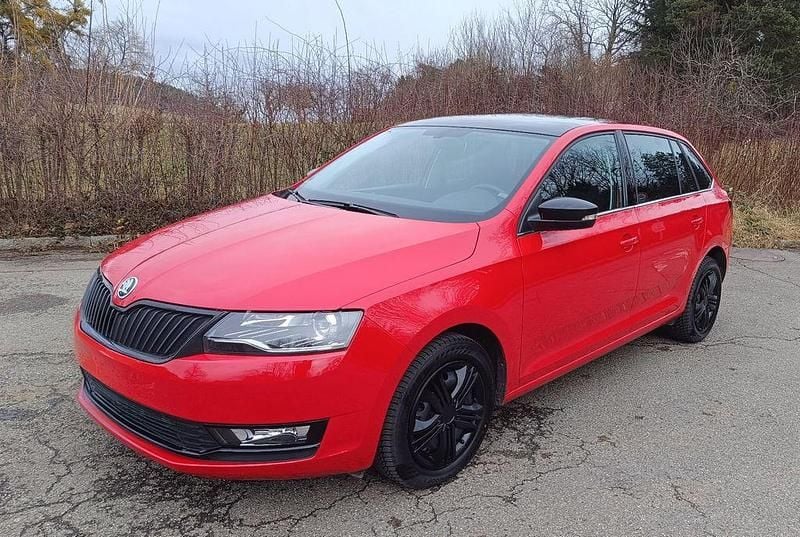Gebraucht Skoda Rapid Style 110 PS (80 kW) 2019 Rot Kleinwagen