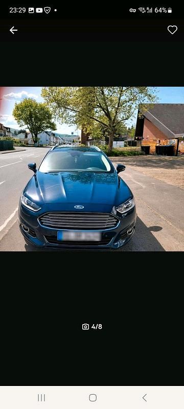 Blau Gebraucht 2015 Ford Mondeo Kombi | 12.000 € (Teuer) - Bild 1/4