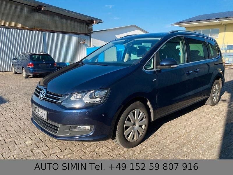 Gebraucht VW Sharan Cup 177 PS (130 kW) 2014 Blau Van / Kleinbus