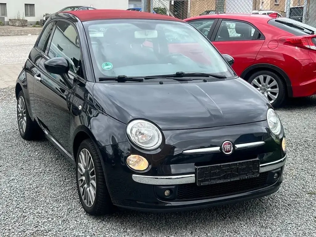 Gebraucht Fiat 500 Lounge 69 PS (50 kW) 2014 Schwarz Cabrio