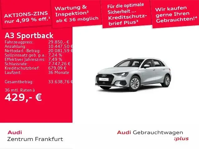 Second-hand Audi A3 204 CP (150 kW) 2024 Alb Berlinǎ