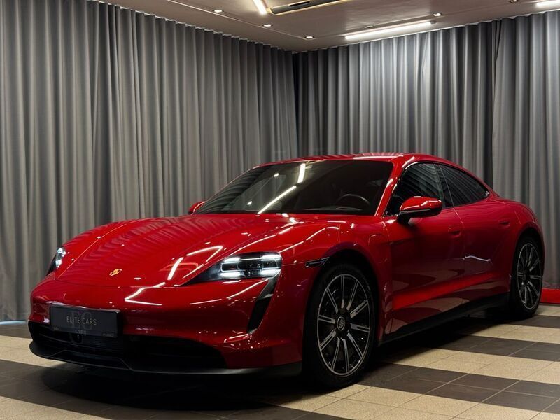 Rot Gebraucht 2020 Porsche Taycan 4S Limousine | 62.900 € (Fairer Preis) - Bild 1/4