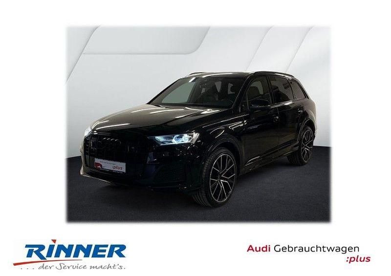 Mythosschwarz metallic Gebraucht 2022 Audi Q7 S-Line SUV | 62.730 € (Etwas zu teuer) - Bild 1/4