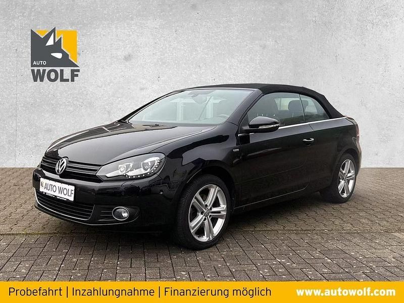 Schwarz Gebraucht 2014 VW Golf Cabriolet Cabrio | 8.900 € (Superpreis) - Bild 1/4