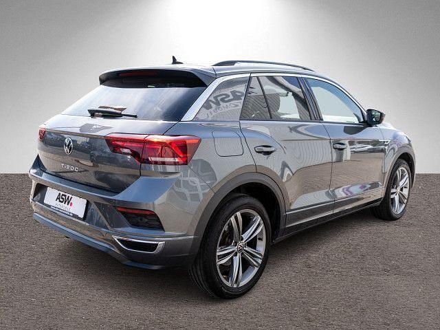 Gebraucht VW T-Roc R-line 150 PS (110 kW) 2021 Indiumgrau metallic (metallic) SUV