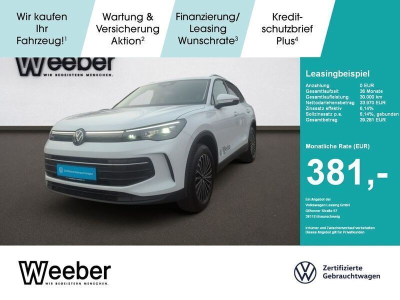 Weiß Gebraucht 2024 VW Tiguan Life SUV | 33.970 € (Guter Preis) - Bild 1/4