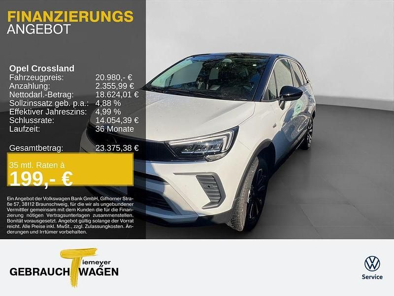 Gebraucht Opel Crossland X Elegance 131 PS (96 kW) 2025 Weiß SUV