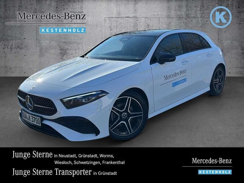 Unilack polarweiß Gebraucht 2025 Mercedes A200 AMG Limousine | 42.950 € - Bild 1/4