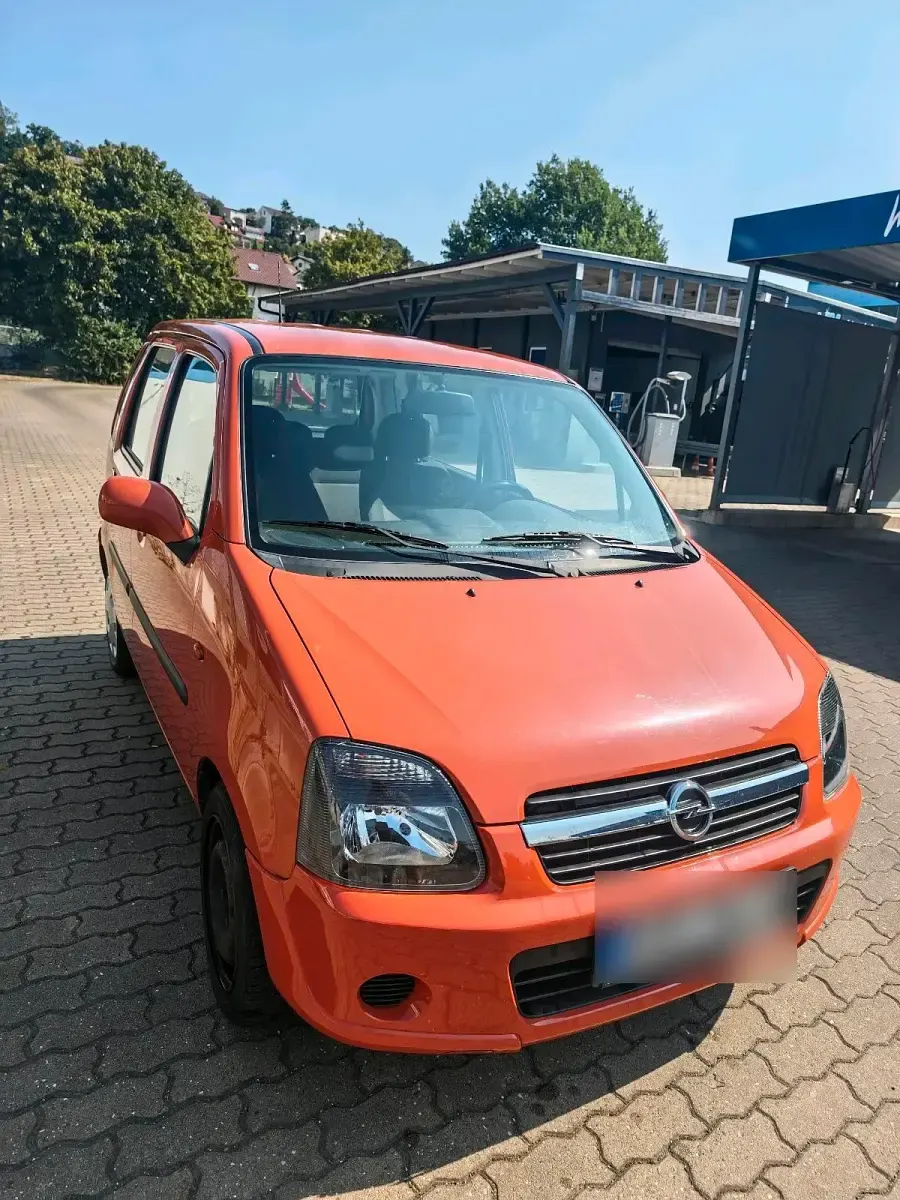 Gebraucht Opel Agila 75 PS (55 kW) 2005 Orange Van / Kleinbus