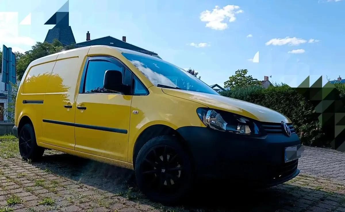 Gebraucht VW Caddy Maxi 102 PS (75 kW) 2014 Gelb Van / Kleinbus