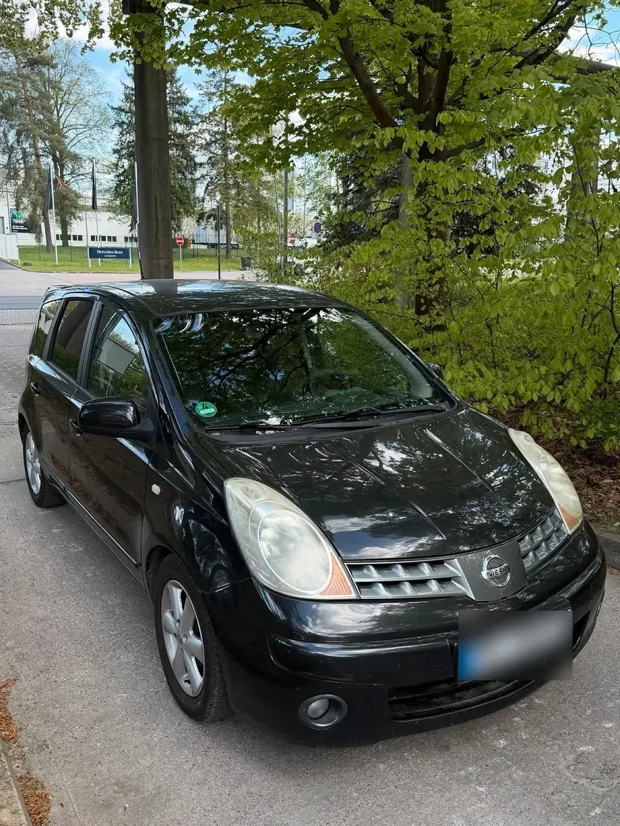Gebraucht Nissan Note 88 PS (64 kW) 2009 Schwarz Kleinwagen