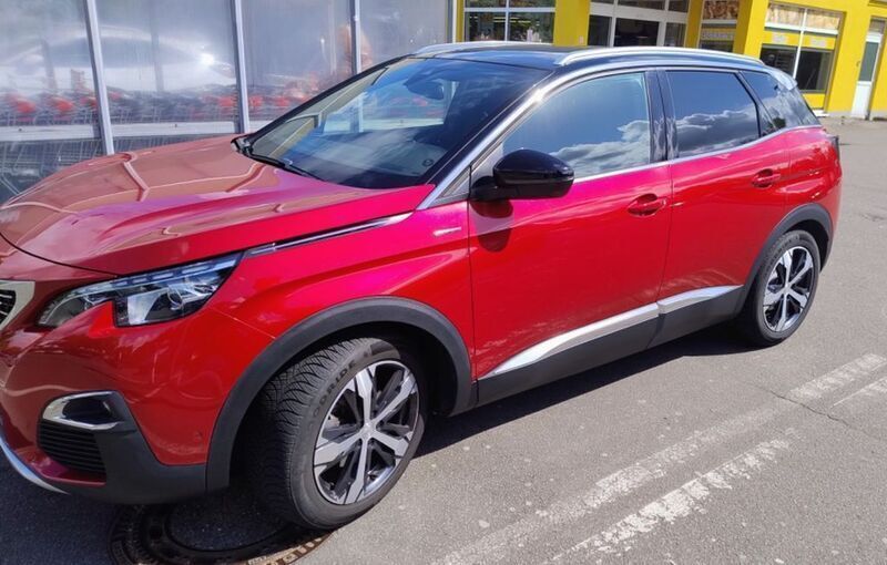 Rot Gebraucht 2017 Peugeot 3008 Allure SUV | 13.950 € (Superpreis) - Bild 1/4