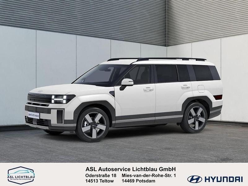 Creamy white matt Gebraucht 2024 Hyundai Santa Fe Signature SUV | 46.350 € - Bild 1/4
