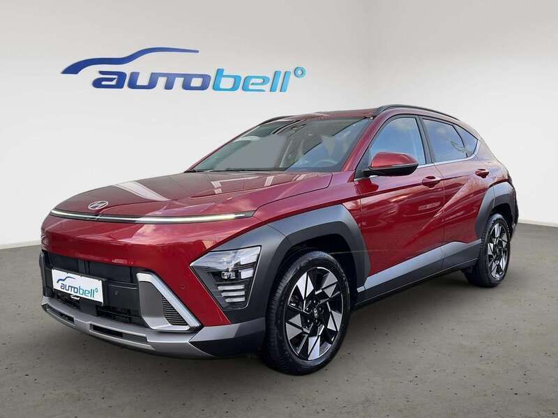 Ultimate red / met Gebraucht 2023 Hyundai Kona Prime SUV | 25.585 € (Superpreis) - Bild 1/4
