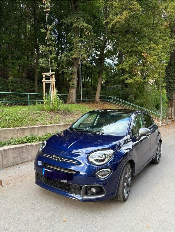 Blau Gebraucht 2022 Fiat 500X SUV | 24.500 € - Bild 1/4