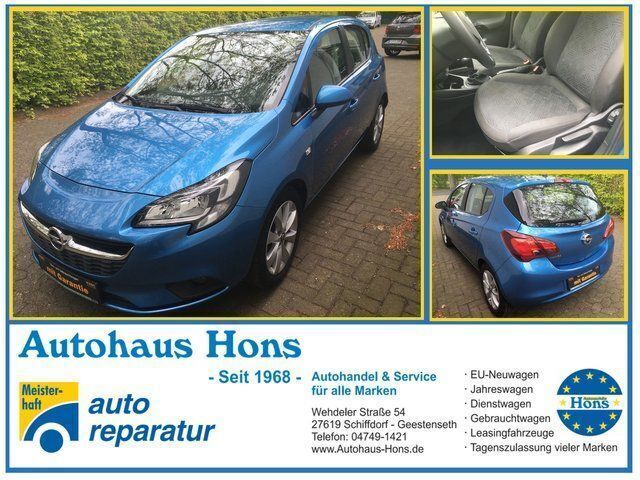 Gebraucht Opel Corsa 90 PS (66 kW) 2018 Blau metallic Limousine