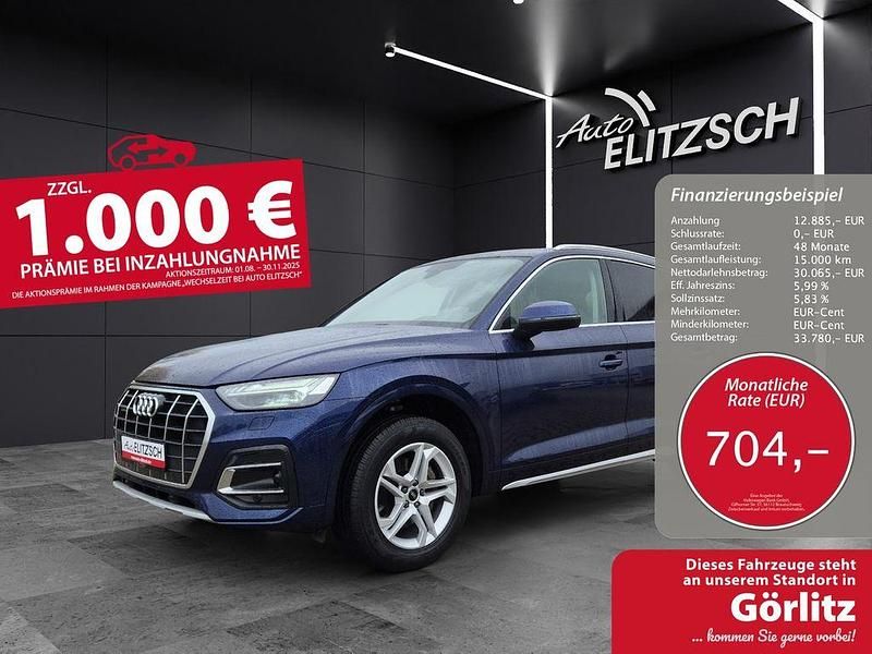 Navarrablau metallic Gebraucht 2023 Audi Q5 Advanced SUV | 42.950 € (Fairer Preis) - Bild 1/3