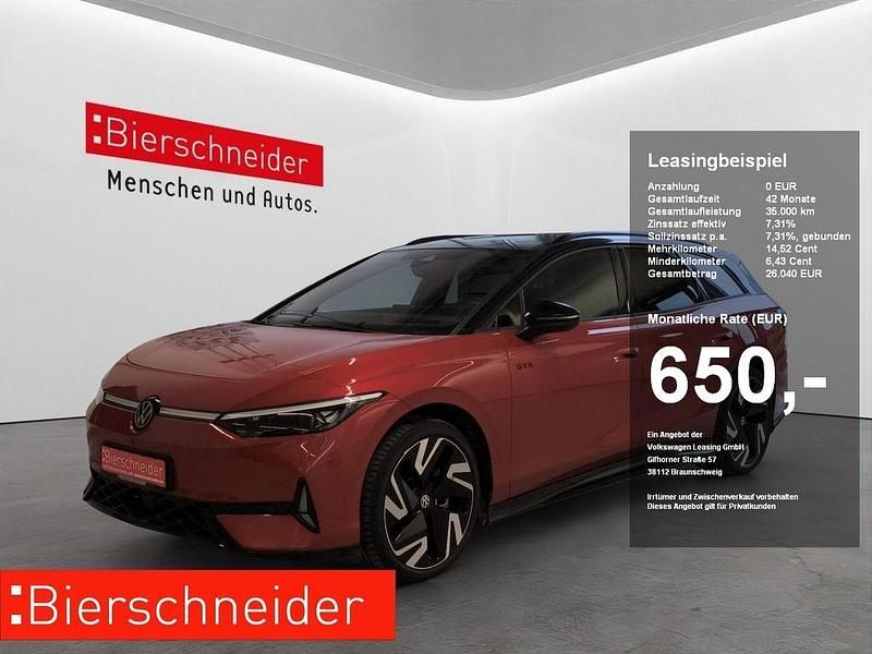 Gebraucht VW ID.7 GTX 250 kW (340 PS) 2025 Rot Kombi