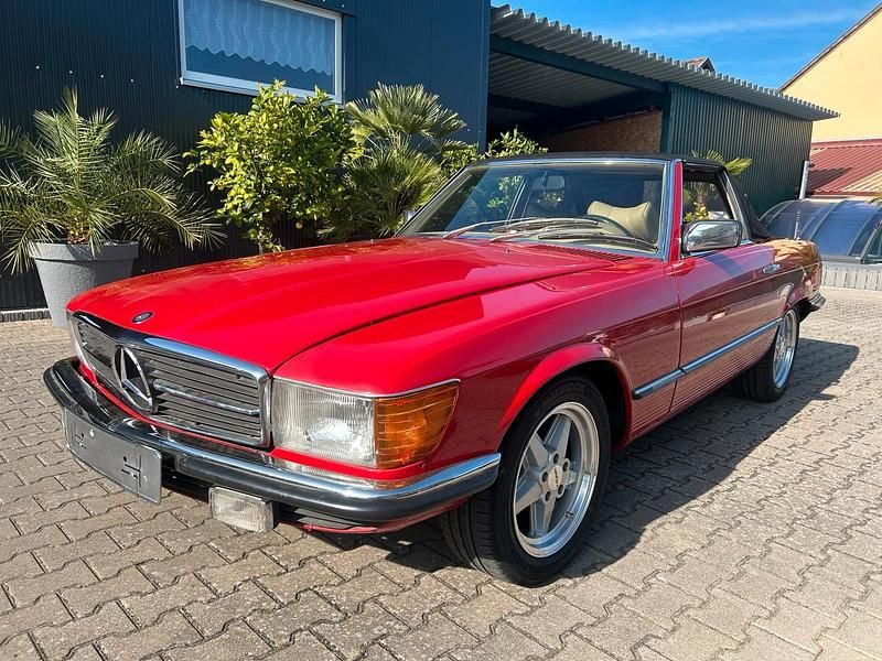 Rot Gebraucht 1978 Mercedes SL280 Cabrio | 19.900 € - Bild 1/4