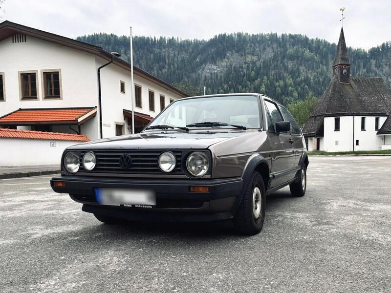 Braun Gebraucht 1987 VW Golf II GTD Kleinwagen | 1.300 € - Bild 1/4
