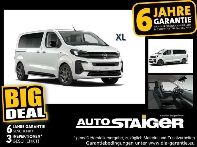 Kaolin weiß Neu 2025 Opel Zafira Life Edition Van | 36.090 € (Superpreis) - Bild 1/4
