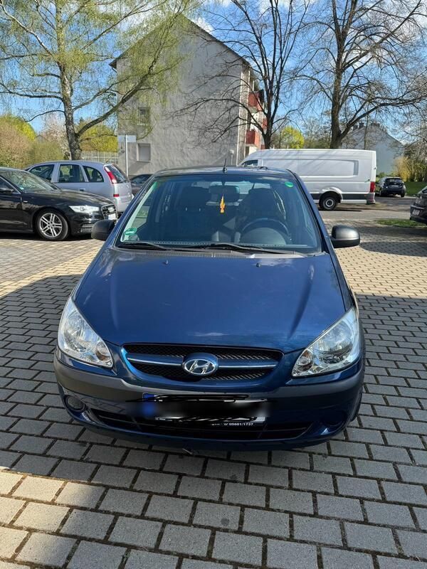 Blau Gebraucht 2008 Hyundai Getz Kleinwagen | 2.100 € - Bild 1/4