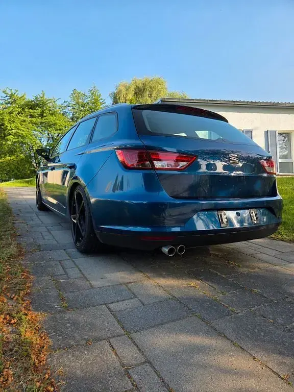 Gebraucht Seat Leon ST Style 105 PS (77 kW) 2015 Blau Kombi