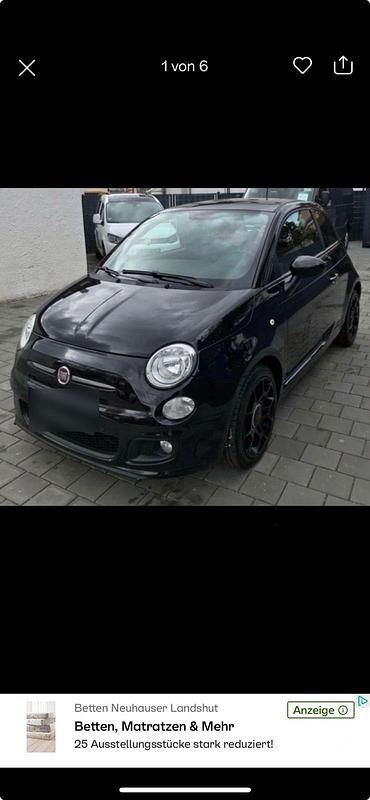 Gebraucht Fiat 500S S 86 PS (63 kW) 2013 Schwarz Kleinwagen