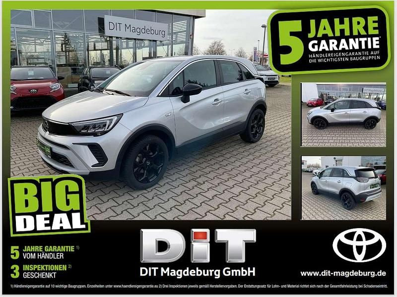 Lackierung aluminiumgrau/meta Gebraucht 2023 Opel Crossland X Elegance SUV | 16.390 € (Fairer Preis) - Bild 1/4