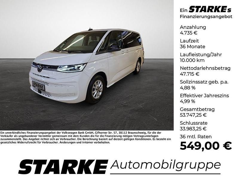 Gebraucht VW Multivan Life 150 PS (110 kW) 2025 Weiß (candyweiß) Van