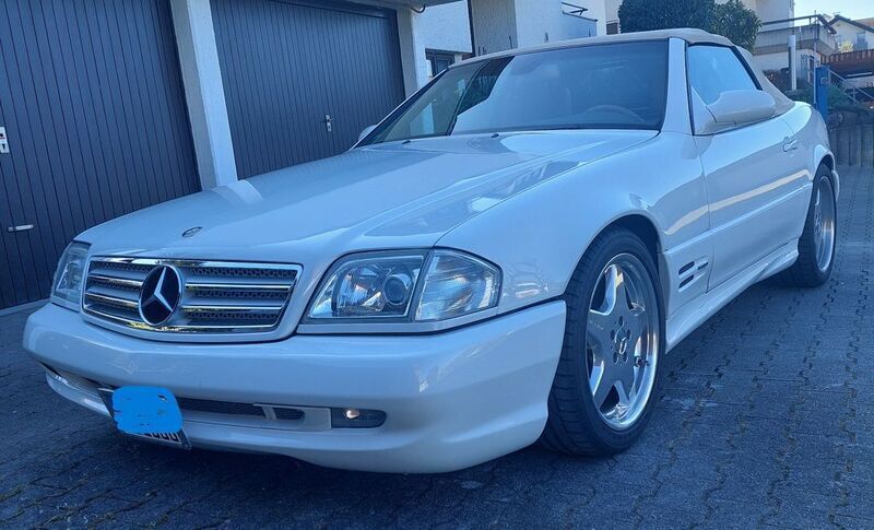Weiß Gebraucht 1999 Mercedes SL500 AMG Cabrio | 19.900 € (Superpreis) - Bild 1/4
