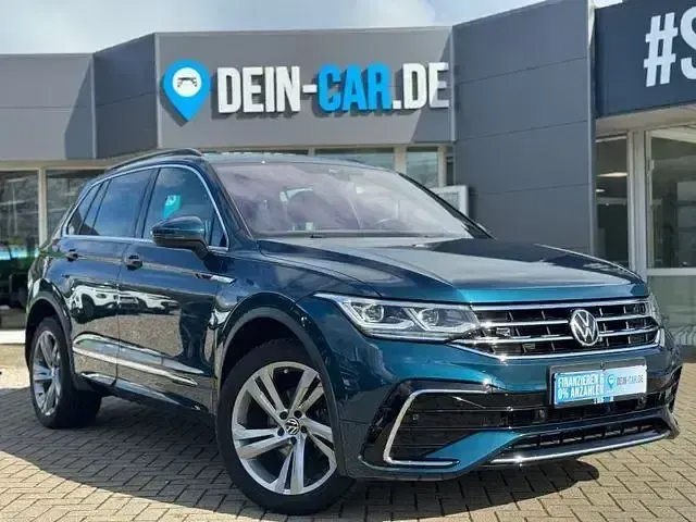 Gebraucht VW Tiguan R-line 150 PS (110 kW) 2022 Blau SUV