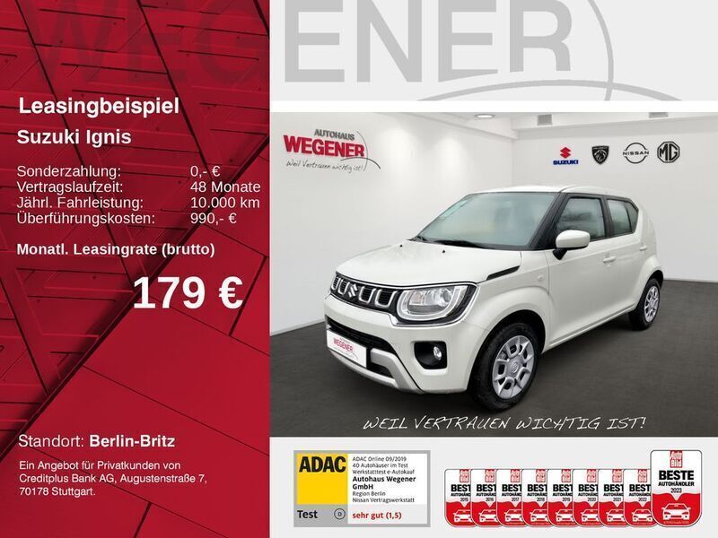 Pure white pearl metallic Gebraucht 2023 Suzuki Ignis Club Kleinwagen | 16.990 € (Fairer Preis) - Bild 1/4