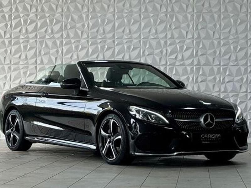 Gebraucht Mercedes C220 AMG line 170 PS (125 kW) 2017 Schwarz Cabrio