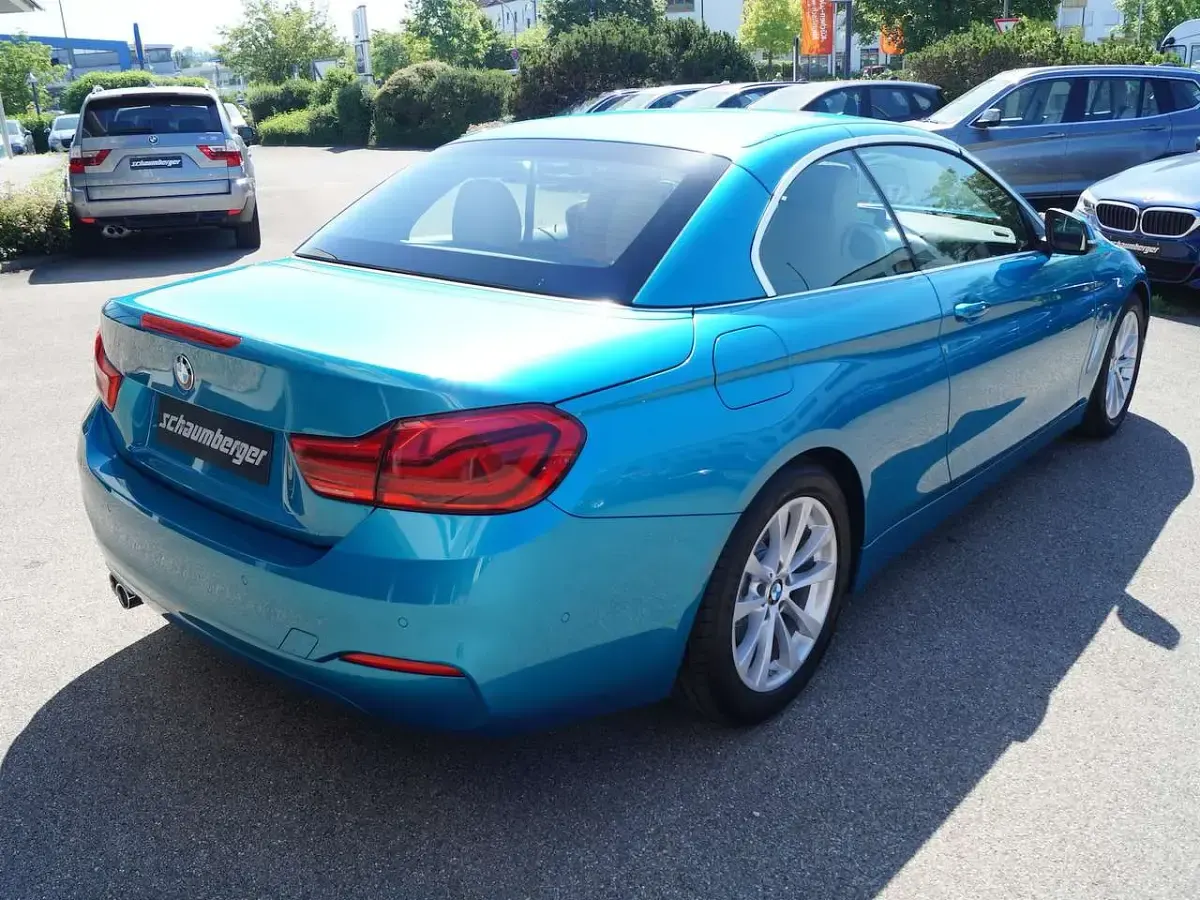 Gebraucht BMW 420 Sport Line 184 PS (135 kW) 2017 Blau Cabrio