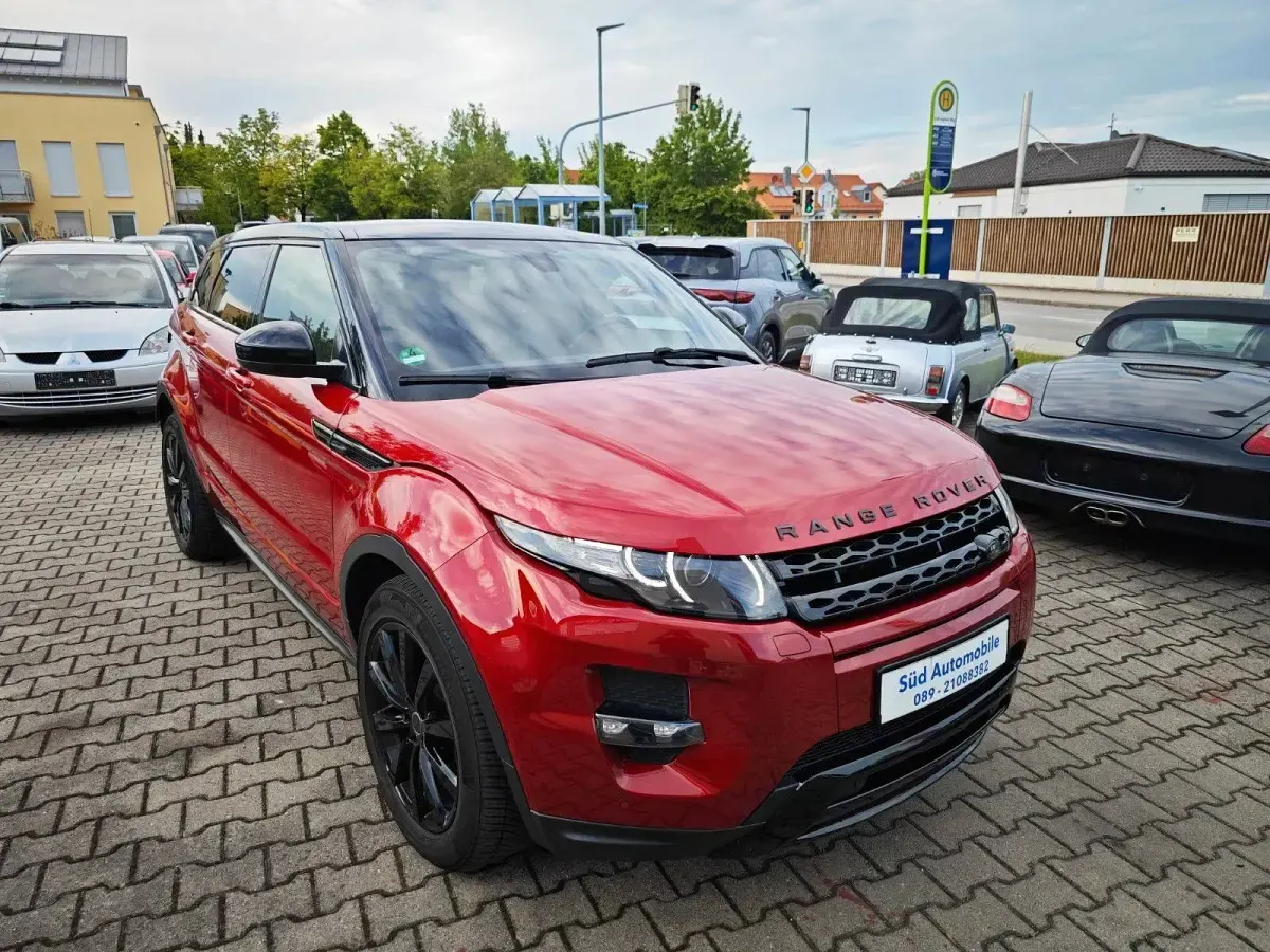 Brugt Land Rover Range Rover evoque Dynamic 241 HK (177 kW) 2014 Rød SUV