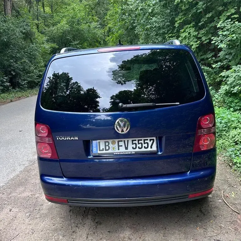 Gebraucht VW Touran Highline 170 PS (125 kW) 2009 Blau Van / Kleinbus