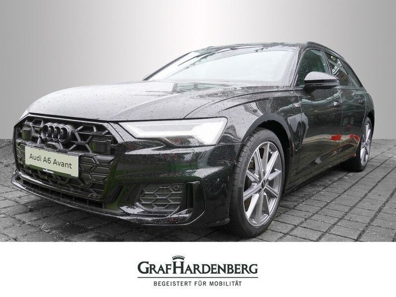 Mythosschwarz metallic Neu 2024 Audi A6 S-Line Kombi | 74.890 € (Teuer) - Bild 1/4