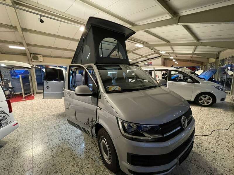Reflexsilber metallic Gebraucht 2018 VW T6 California Van | 39.290 € - Bild 1/4