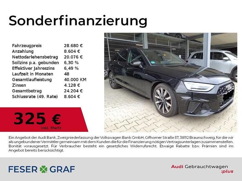 Mythosschwarz metallic Gebraucht 2022 Audi A4 Ambiente Kombi | 28.680 € (Fairer Preis) - Bild 1/4