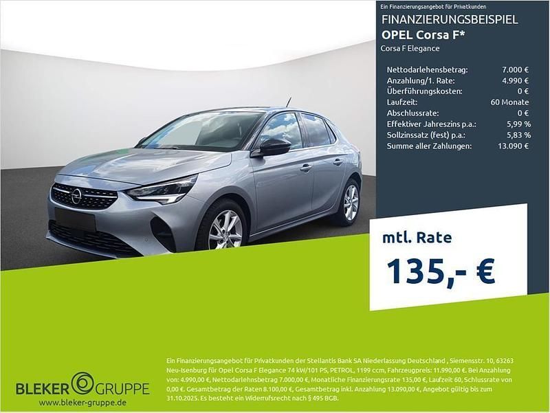 Grau Gebraucht 2021 Opel Corsa Elegance Kleinwagen | 11.990 € (Superpreis) - Bild 1/3